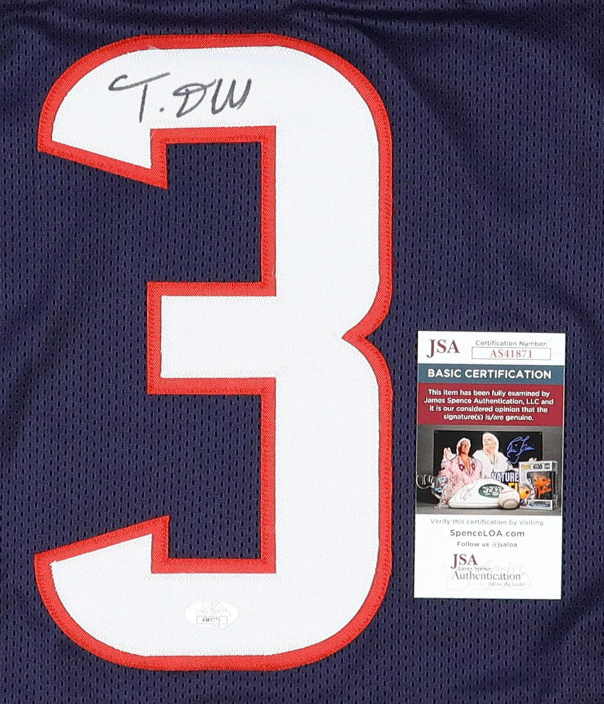 Tank Dell Signed Jersey (JSA)