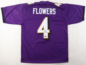 Zay Flowers Signed Jersey (JSA)