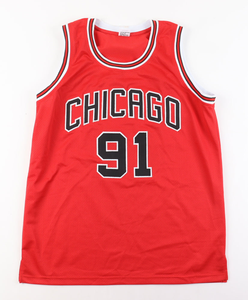 Dennis Rodman Signed Jersey (Beckett)