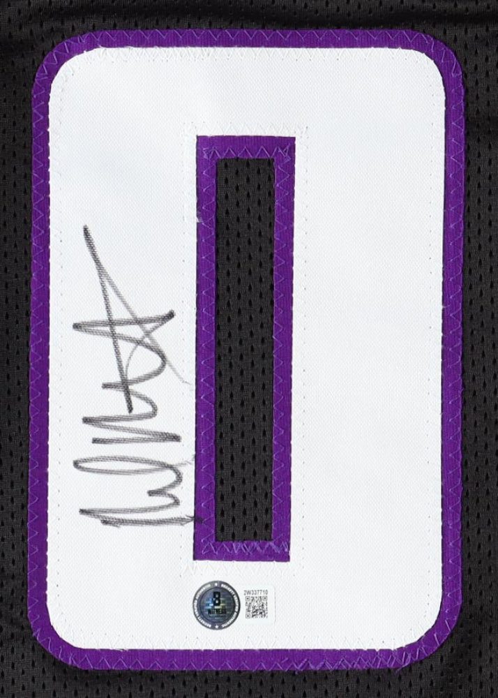 Malik Monk Signed Jersey (Beckett)