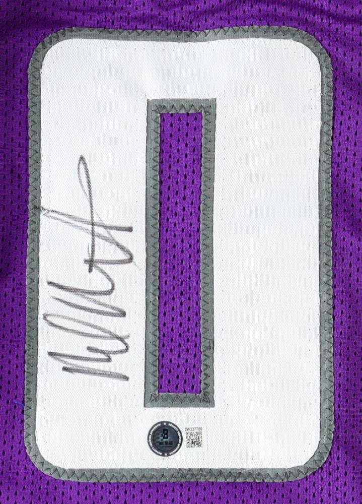 Malik Monk Signed Jersey (Beckett)