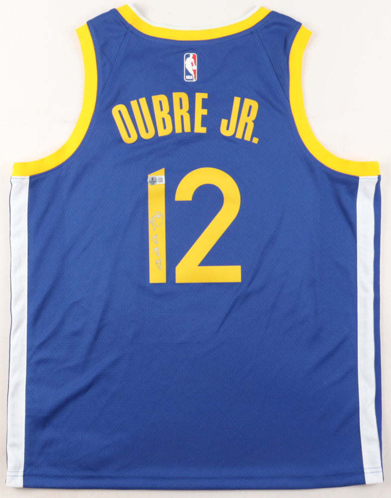 Kelly Oubre Jr. Signed Warriors Jersey (Beckett)
