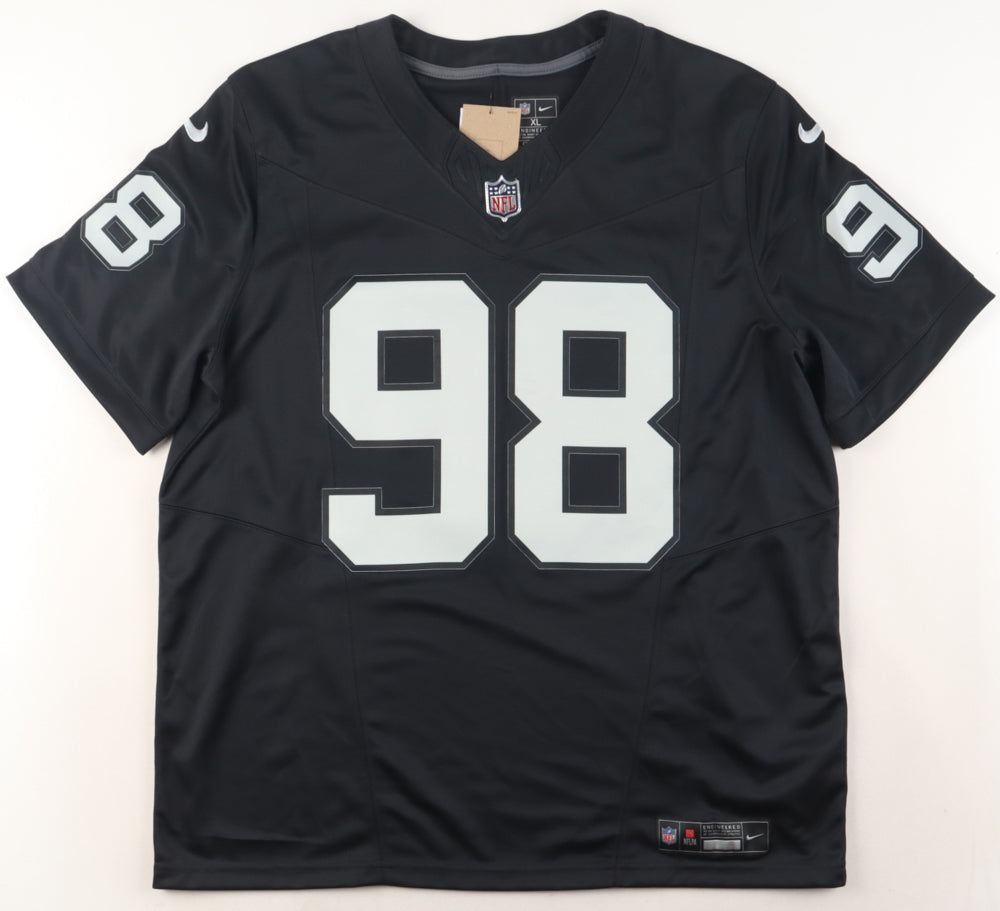 Maxx Crosby Signed Raiders Jersey (Fanatics)