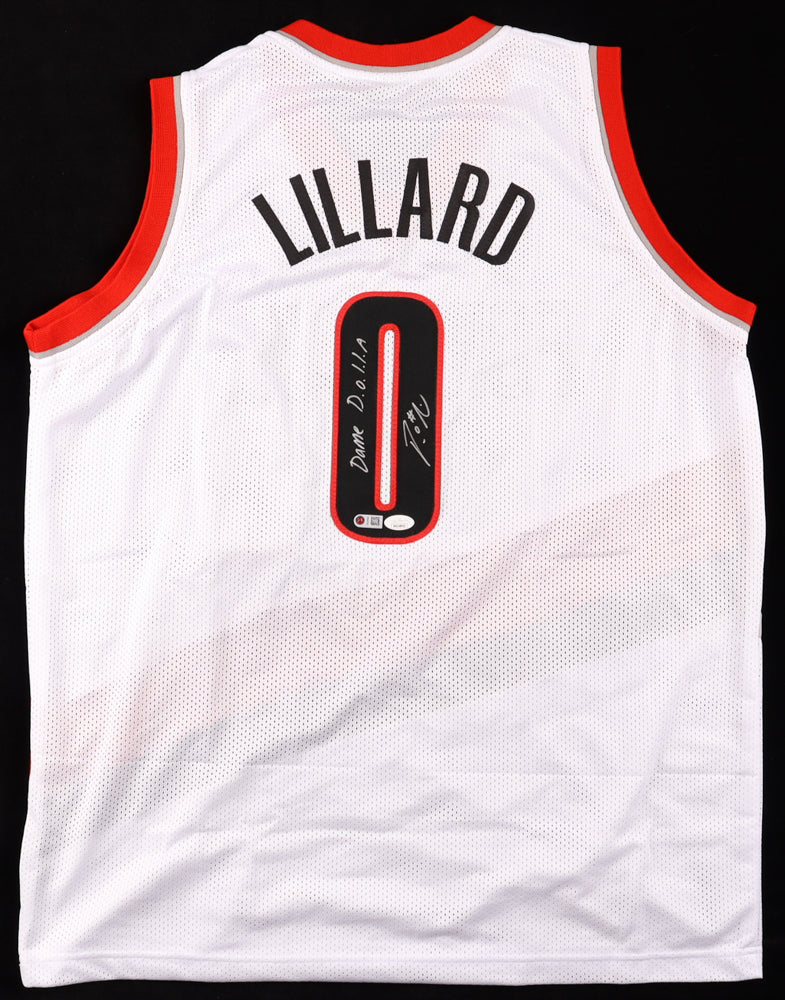 Damian Lillard Signed Jersey Inscribed "Dame D.O.L.L.A" (JSA & Lillard Authenticated)
