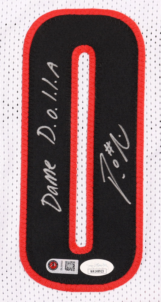 Damian Lillard Signed Jersey Inscribed "Dame D.O.L.L.A" (JSA & Lillard Authenticated)
