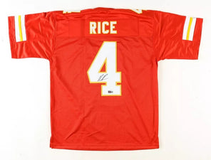 RaShee Rice Signed Jersey (JSA)