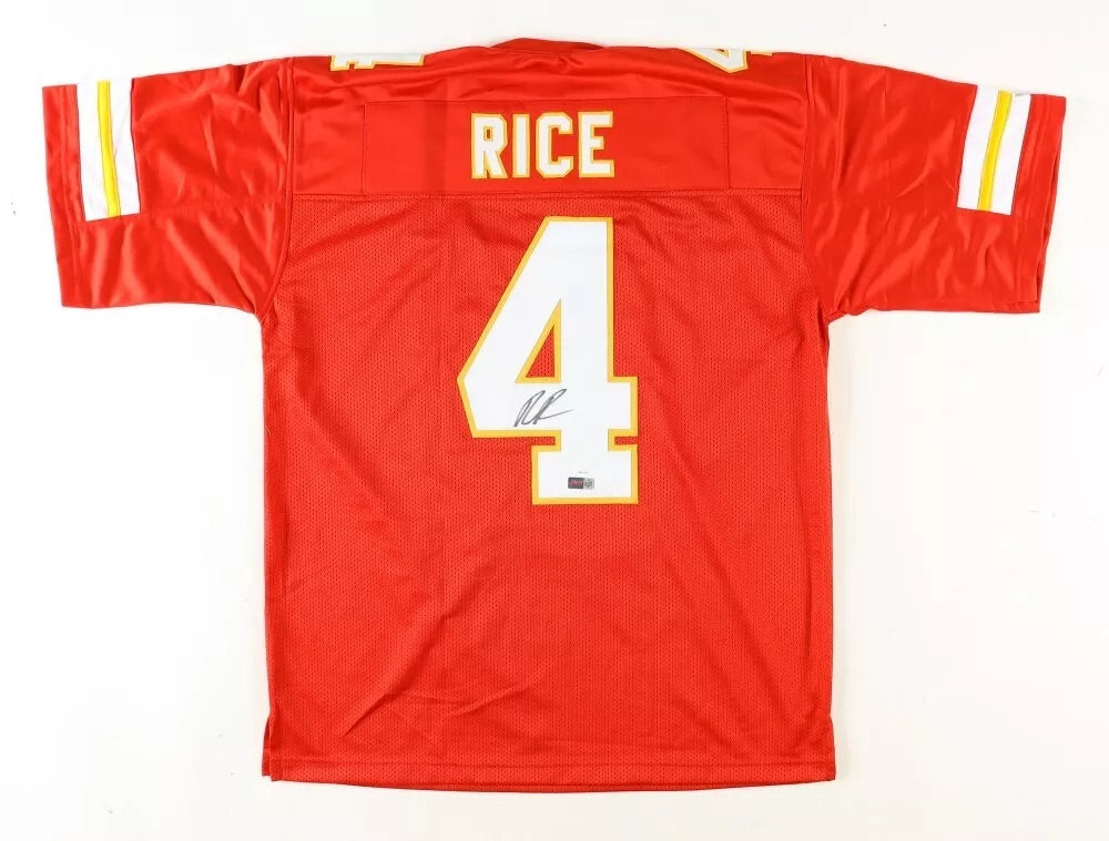 RaShee Rice Signed Jersey (JSA)