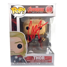 Chris Hemsworth Signed "Thor" #69 Avengers Age of Ultron Funko POP! Vinyl Figure (BAS Witness)