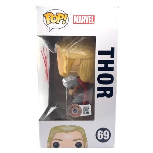 Chris Hemsworth Signed "Thor" #69 Avengers Age of Ultron Funko POP! Vinyl Figure (BAS Witness)
