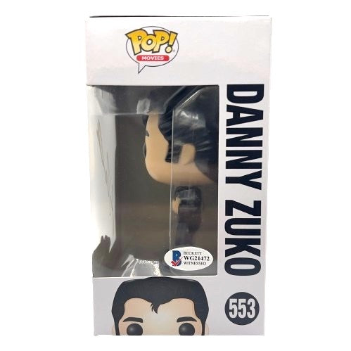 John Travolta Signed "Danny Zuko" #553 Grease Funko POP! Vinyl Figure (BAS Witness)