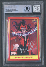 Elizabeth Olsen Signed 2021 Marvel Ages #265 (BGS | Autograph Grade 10)
